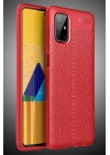 Mey İthalat®  Samsung Galaxy M51 Kılıf Auto Focus Kapak - Kırmızı