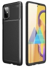 Mey İthalat®  Samsung Galaxy M51 Kılıf Auto Focus Karbon Kapak - Siyah
