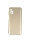 Mey İthalat®  Samsung Galaxy M51 Kılıf First Silikon - Gold