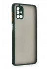 Mey İthalat®  Samsung Galaxy M51 Kılıf Montreal Silikon Kapak - Yeşil