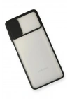 Mey İthalat®  Samsung Galaxy M51 Kılıf Palm Buzlu Kamera Sürgülü Silikon - Siyah