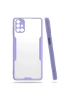 Mey İthalat®  Samsung Galaxy M51 Kılıf Platin Silikon - Lila