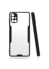 Mey İthalat®  Samsung Galaxy M51 Kılıf Platin Silikon - Siyah