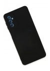 Mey İthalat®  Samsung Galaxy M52 5G Kılıf Kelvin Kartvizitli Silikon - Siyah