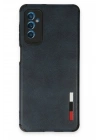 Mey İthalat®  Samsung Galaxy M52 5G Kılıf Loop Deri Silikon - Lacivert