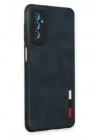 Mey İthalat®  Samsung Galaxy M52 5G Kılıf Loop Deri Silikon - Lacivert