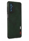 Mey İthalat®  Samsung Galaxy M52 5G Kılıf Loop Deri Silikon - Yeşil
