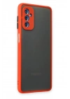 Mey İthalat®  Samsung Galaxy M52 5G Kılıf Montreal Silikon Kapak - Kırmızı
