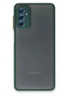 Mey İthalat®  Samsung Galaxy M52 5G Kılıf Montreal Silikon Kapak - Yeşil