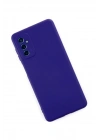 Mey İthalat®  Samsung Galaxy M52 5G Kılıf Nano içi Kadife Silikon - Mor