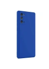 Mey İthalat®  Samsung Galaxy Note 20 Kılıf First Silikon - Mavi