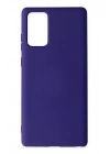 Mey İthalat®  Samsung Galaxy Note 20 Kılıf Nano içi Kadife Silikon - Mor