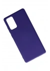 Mey İthalat®  Samsung Galaxy Note 20 Kılıf Nano içi Kadife Silikon - Mor