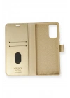 Mey İthalat®  Samsung Galaxy Note 20 Kılıf Trend S Plus Kapaklı Kılıf - Gold