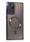 Mey İthalat®  Samsung Galaxy Note 20 Ultra Kılıf Kross Magneticsafe Kapak - Mor