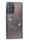Mey İthalat®  Samsung Galaxy Note 20 Ultra Kılıf Kross Magneticsafe Kapak - Sierra Blue