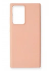 Mey İthalat®  Samsung Galaxy Note 20 Ultra Kılıf Nano içi Kadife Silikon - Pudra