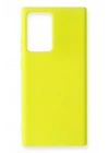 Mey İthalat®  Samsung Galaxy Note 20 Ultra Kılıf Nano içi Kadife Silikon - Sarı