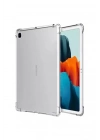 Mey İthalat®  Samsung Galaxy P610 Tab S6 Lite 10.4 Kılıf Anti Shock Tablet Silikon - Şeffaf