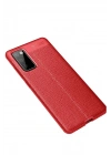 Mey İthalat®  Samsung Galaxy S20 FE Kılıf Auto Focus Kapak - Kırmızı