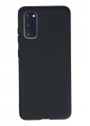 Mey İthalat®  Samsung Galaxy S20 Kılıf Nano içi Kadife Silikon - Lacivert