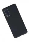 Mey İthalat®  Samsung Galaxy S20 Kılıf Nano içi Kadife Silikon - Lacivert