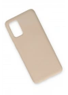 Mey İthalat®  Samsung Galaxy S20 Kılıf Nano içi Kadife Silikon - Pudra