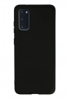 Mey İthalat®  Samsung Galaxy S20 Kılıf Nano içi Kadife Silikon - Siyah