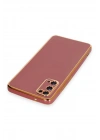 Mey İthalat®  Samsung Galaxy S20 Kılıf Volet Silikon - Kırmızı