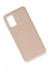 Mey İthalat®  Samsung Galaxy S20 Plus Kılıf Nano içi Kadife Silikon - Pudra