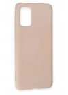 Mey İthalat®  Samsung Galaxy S20 Plus Kılıf Nano içi Kadife Silikon - Pudra