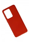 Mey İthalat®  Samsung Galaxy S20 Ultra Kılıf Nano içi Kadife Silikon - Kırmızı