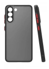Mey İthalat®  Samsung Galaxy S21 FE Kılıf Montreal Silikon Kapak - Siyah