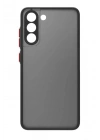 Mey İthalat®  Samsung Galaxy S21 FE Kılıf Montreal Silikon Kapak - Siyah