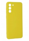 Mey İthalat®  Samsung Galaxy S21 Kılıf Nano içi Kadife Silikon - Sarı