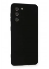 Mey İthalat®  Samsung Galaxy S21 Kılıf Nano içi Kadife Silikon - Siyah