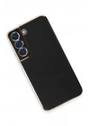 Mey İthalat®  Samsung Galaxy S21 Kılıf Volet Silikon - Siyah