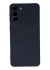 Mey İthalat®  Samsung Galaxy S21 Plus Kılıf Nano içi Kadife Silikon - Lacivert