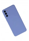 Mey İthalat®  Samsung Galaxy S21 Plus Kılıf Nano içi Kadife Silikon - Lila
