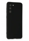 Mey İthalat®  Samsung Galaxy S22 Plus Kılıf First Silikon - Siyah