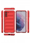 Mey İthalat®  Samsung Galaxy S22 Plus Kılıf Optimum Silikon - Kırmızı