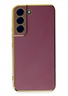 Mey İthalat®  Samsung Galaxy S22 Plus Kılıf Volet Silikon - Kırmızı