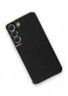 Mey İthalat®  Samsung Galaxy S22 Plus Kılıf Volet Silikon - Siyah