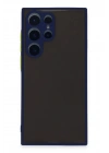 Mey İthalat®  Samsung Galaxy S22 Ultra Kılıf Montreal Silikon Kapak - Lacivert