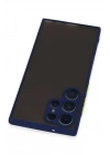 Mey İthalat®  Samsung Galaxy S22 Ultra Kılıf Montreal Silikon Kapak - Lacivert