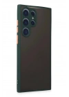 Mey İthalat®  Samsung Galaxy S22 Ultra Kılıf Montreal Silikon Kapak - Yeşil