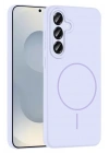 Mey İthalat®  Samsung Galaxy S23 FE Kılıf Jully Magsafe Kapak - Lila