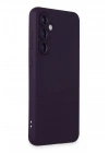 Mey İthalat®  Samsung Galaxy S23 FE Kılıf Nano içi Kadife Silikon - Mor