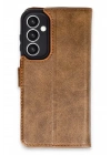 Mey İthalat®  Samsung Galaxy S23 FE Kılıf Trend S Plus Kapaklı Kılıf - Taba