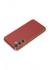 Mey İthalat®  Samsung Galaxy S23 FE Kılıf Volet Silikon - Kırmızı